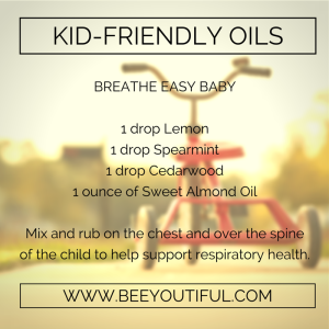 Breathe Easy Baby Kid-Friendly Essential Oils from Beeyoutiful.com